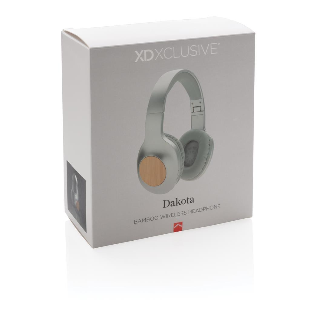 Dakota Bamboo wireless headphone - illuminated