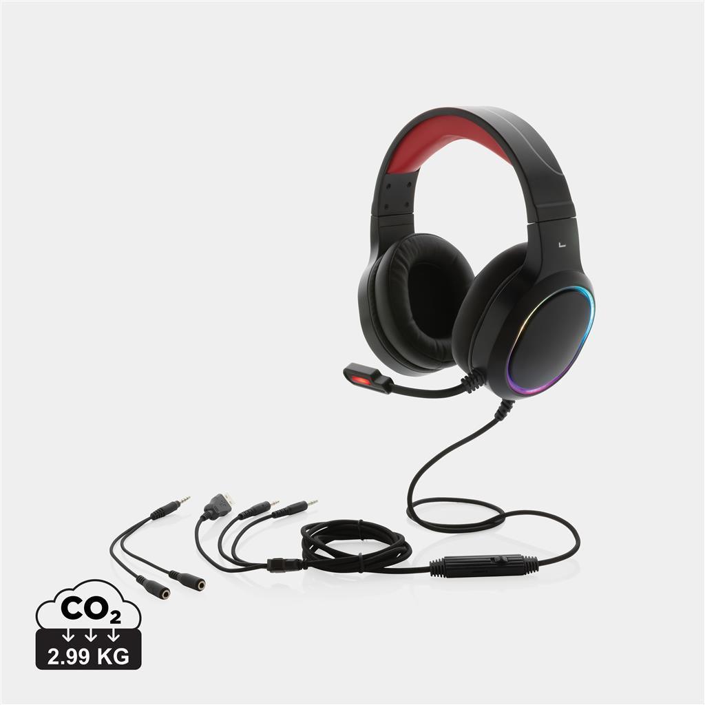 RGB gaming headset - illuminated