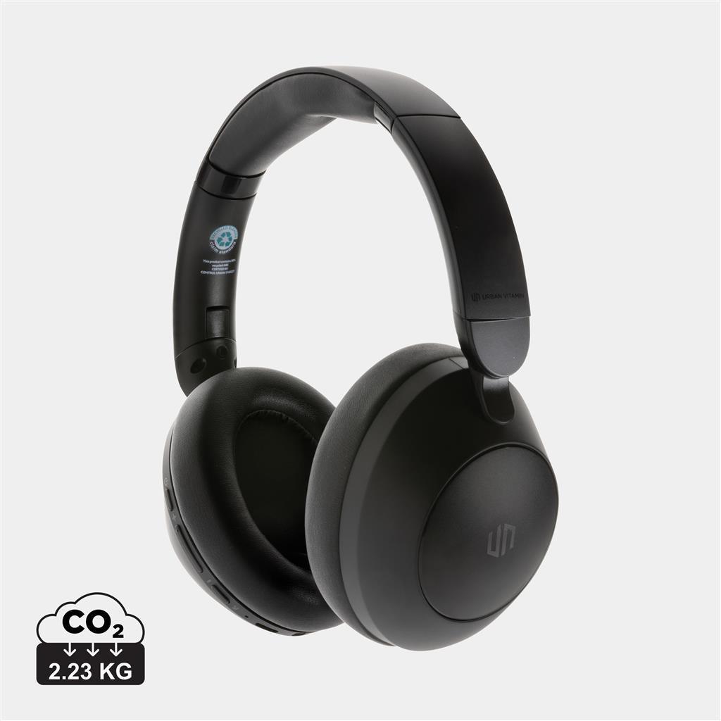 Urban Vitamin Cupertino RCS rplastic ANC headphone - illuminated