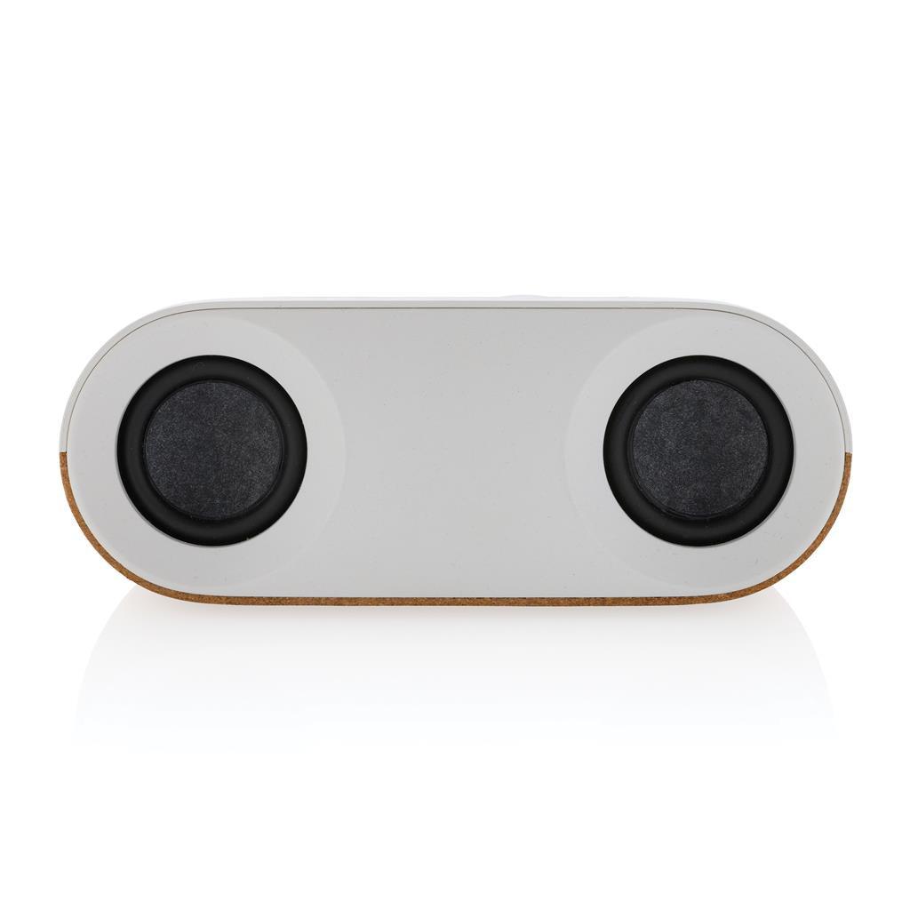 Oregon RCS recycled plastic and cork 10W speaker - illuminated