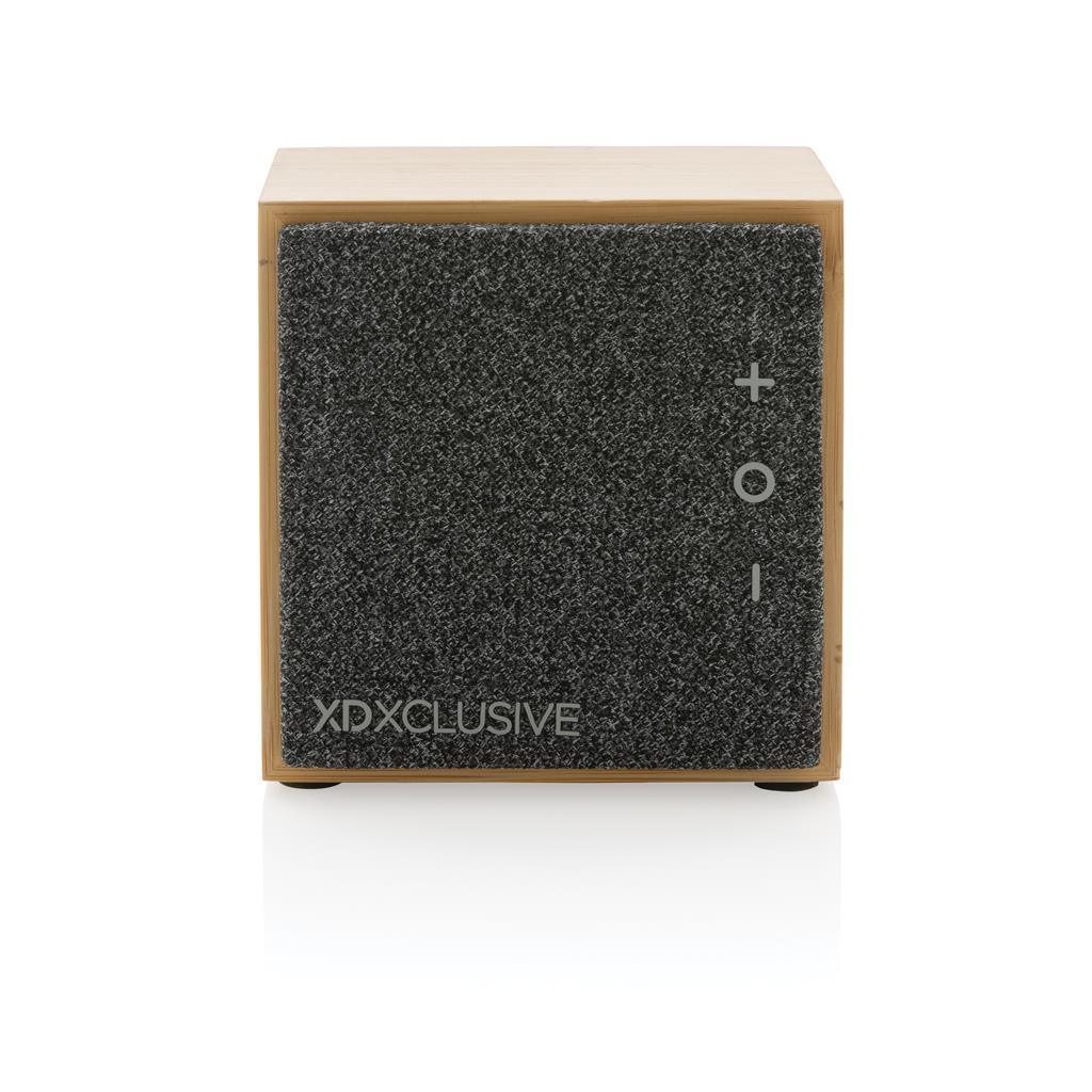 Wynn 5W bamboo wireless speaker - illuminated