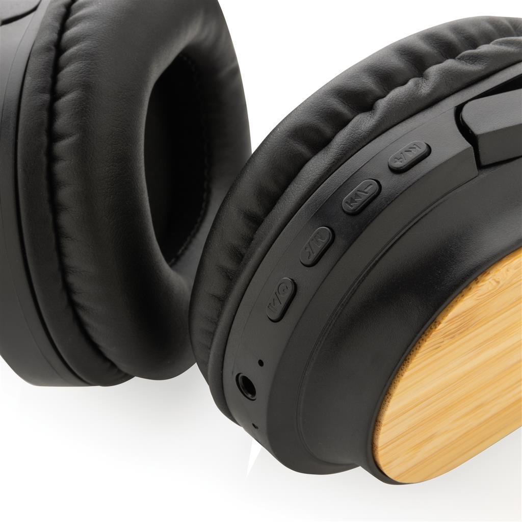 RCS and bamboo Elite Foldable wireless headphone - illuminated