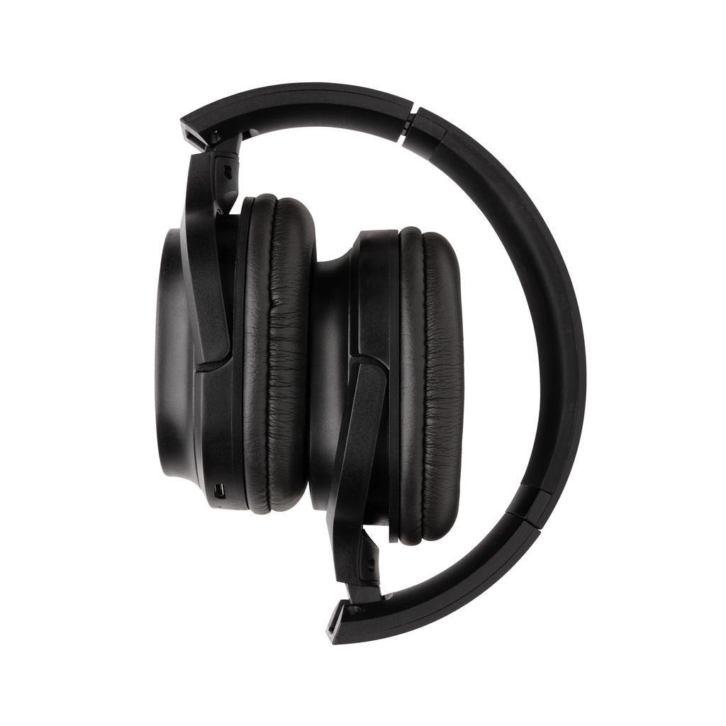 RCS recycled plastic Elite Foldable wireless headphone - illuminated