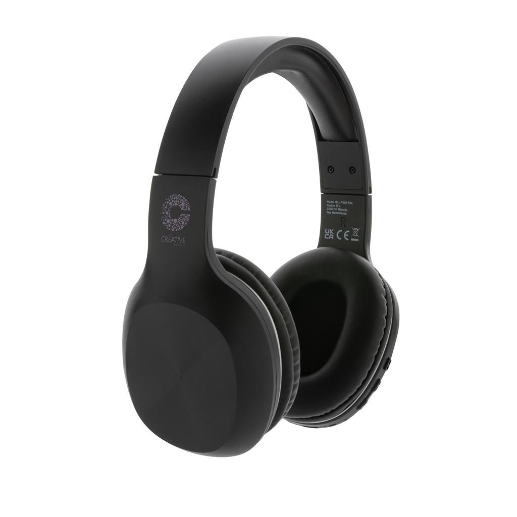 RCS recycled plastic JAM wireless headphone - illuminated
