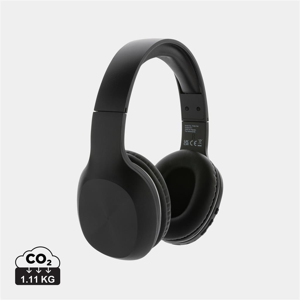 RCS recycled plastic JAM wireless headphone - illuminated