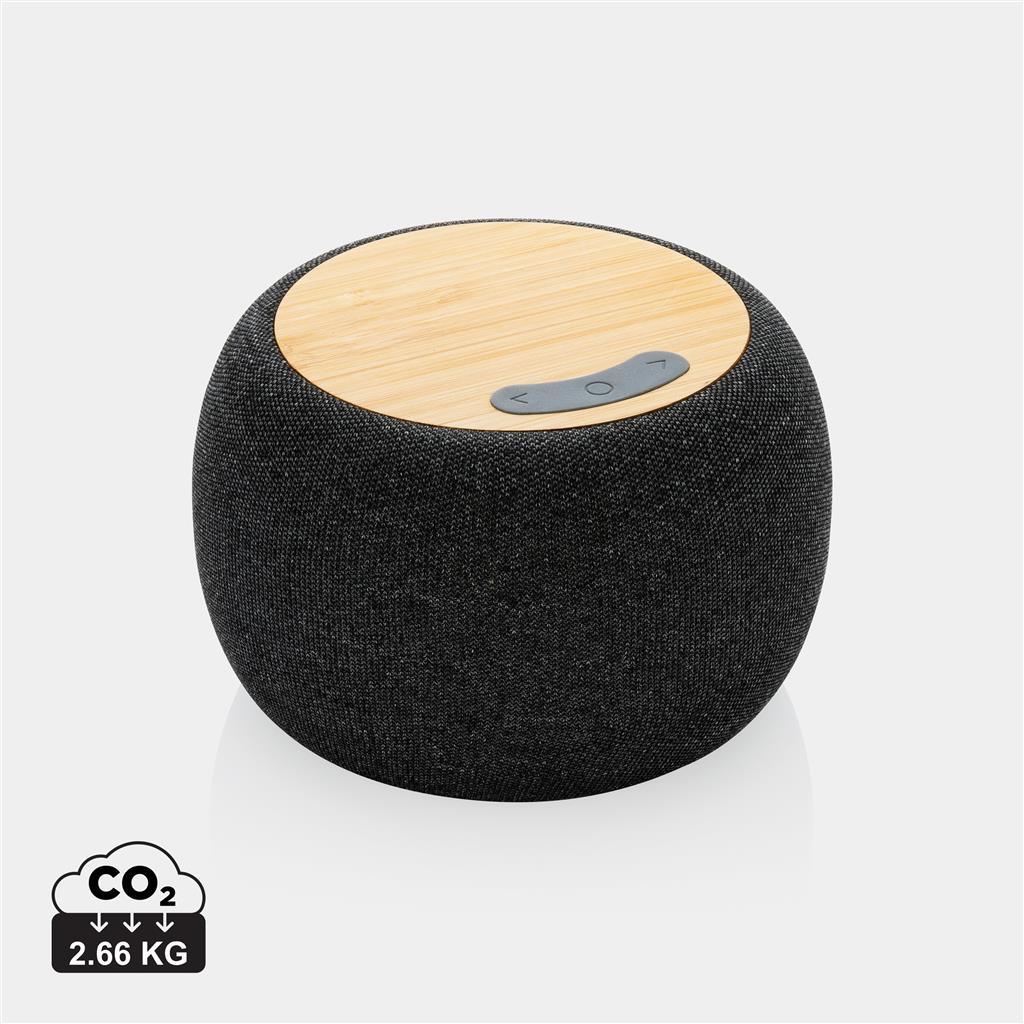RCS Rplastic/PET and bamboo 5W speaker - illuminated