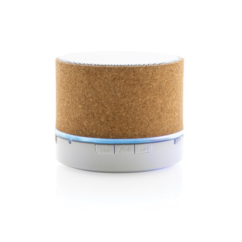 Cork 3W wireless speaker - illuminated
