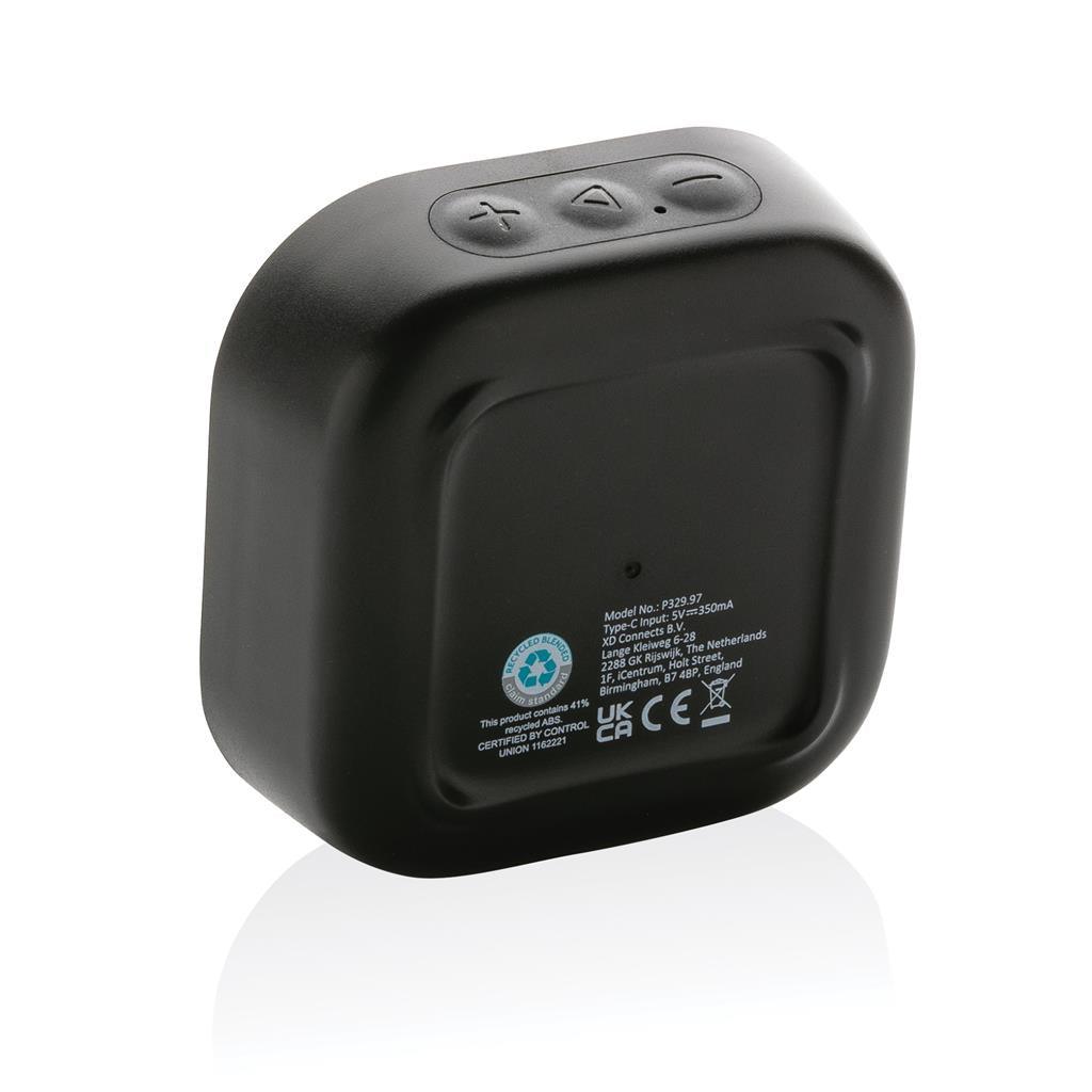 RCS recycled plastic Soundbox 3W speaker - illuminated