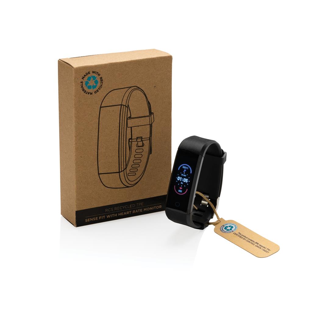 RCS recycled TPU Sense Fit with heart rate monitor - illuminated