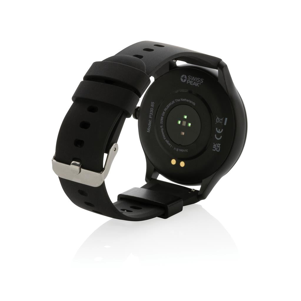 Swiss Peak RCS recycled TPU Watch - illuminated