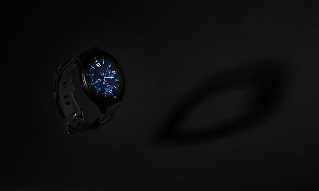 Swiss Peak RCS recycled TPU Watch - illuminated