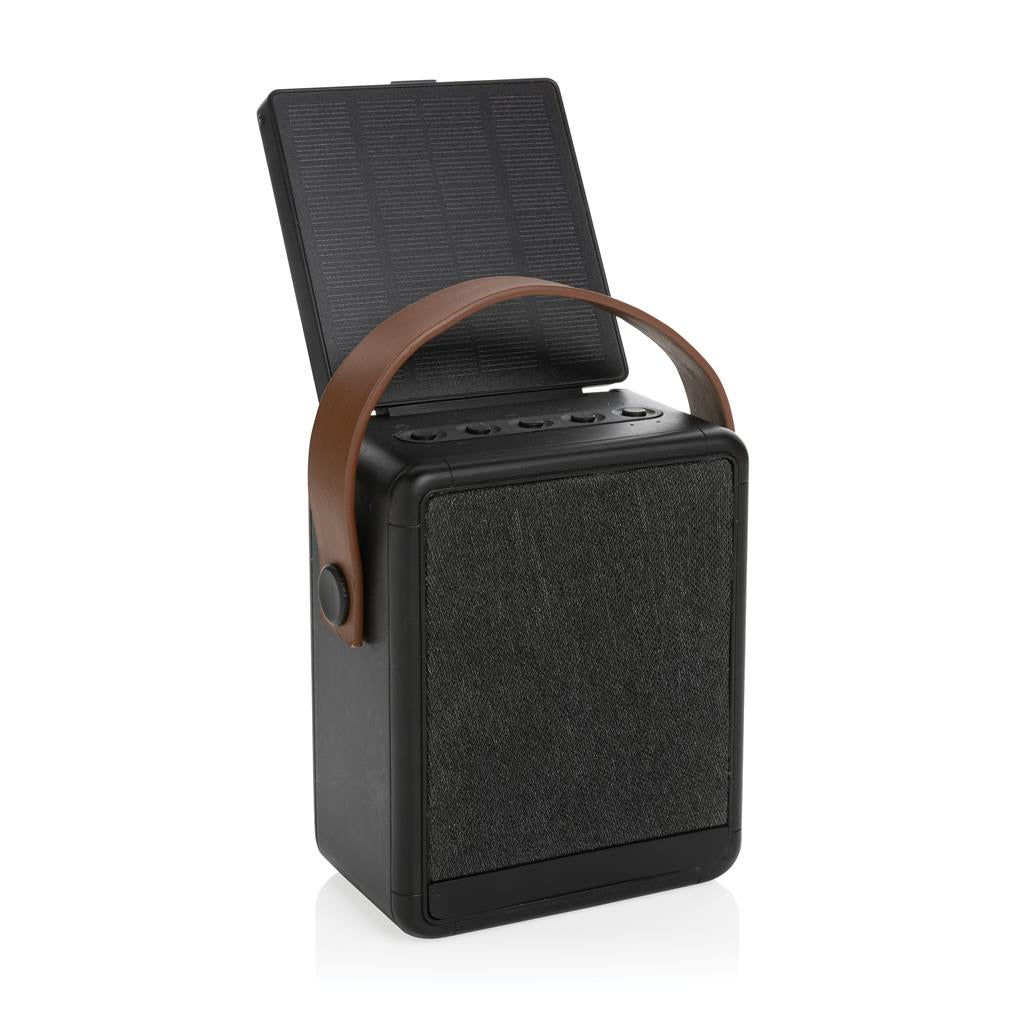 Skywave RCS recycled plastic solar speaker 12W - illuminated