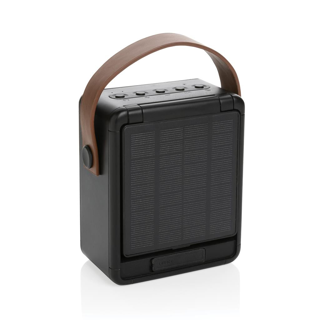 Skywave RCS recycled plastic solar speaker 12W - illuminated