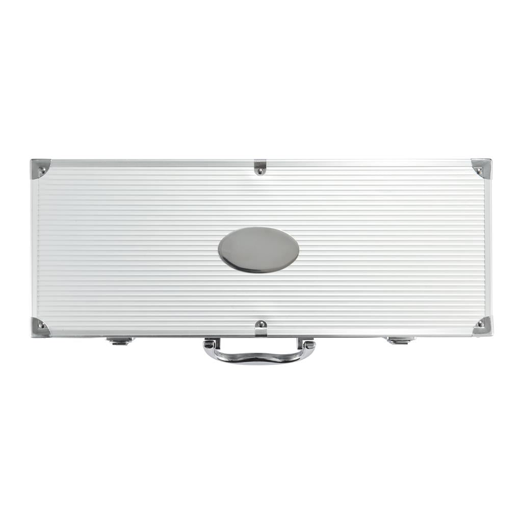 12 pcs barbecue set in aluminium box - illuminated