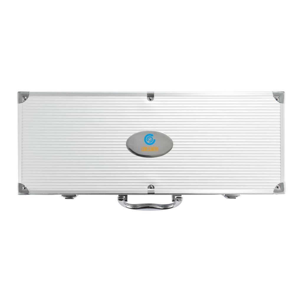 12 pcs barbecue set in aluminium box - illuminated