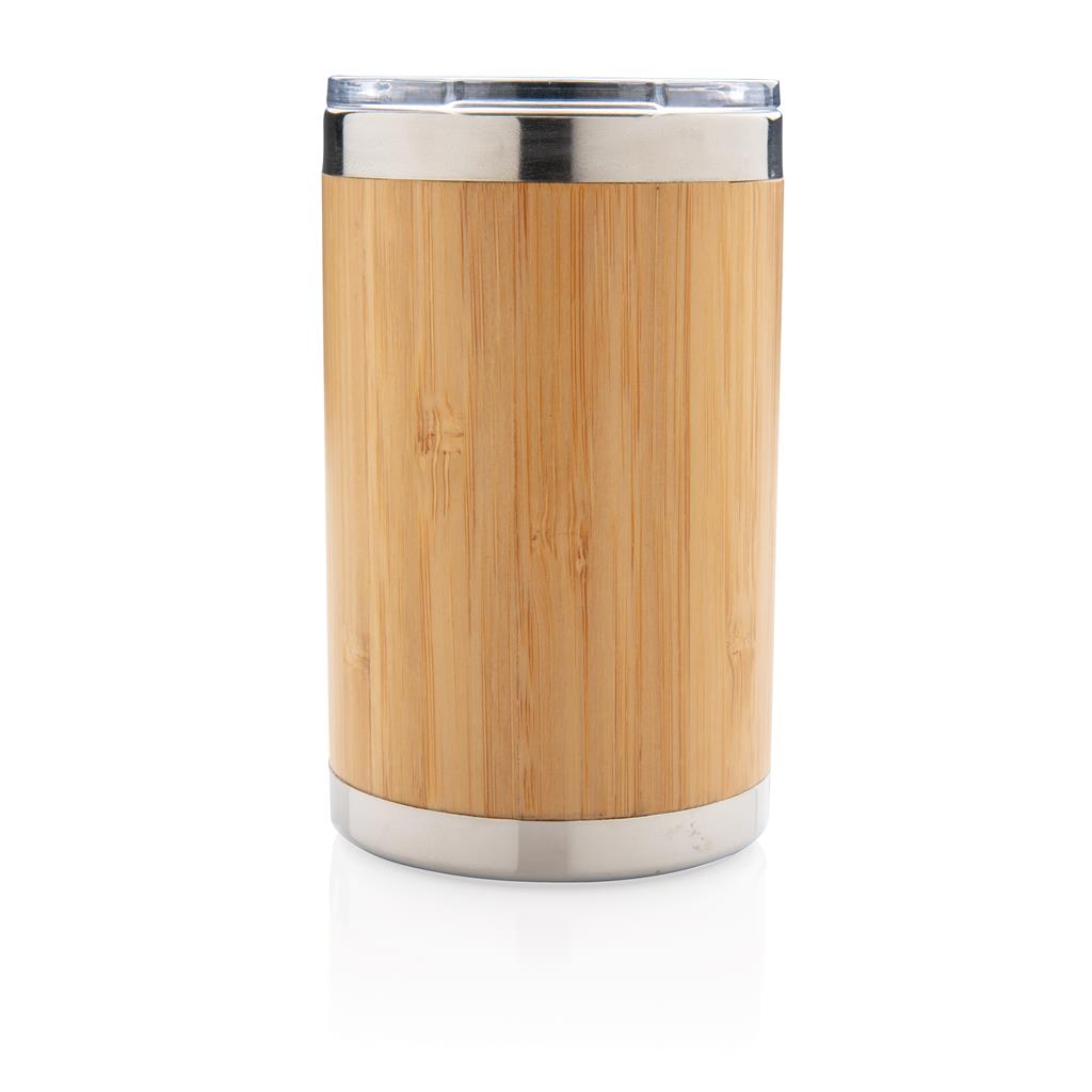 Bamboo coffee to go tumbler - illuminated