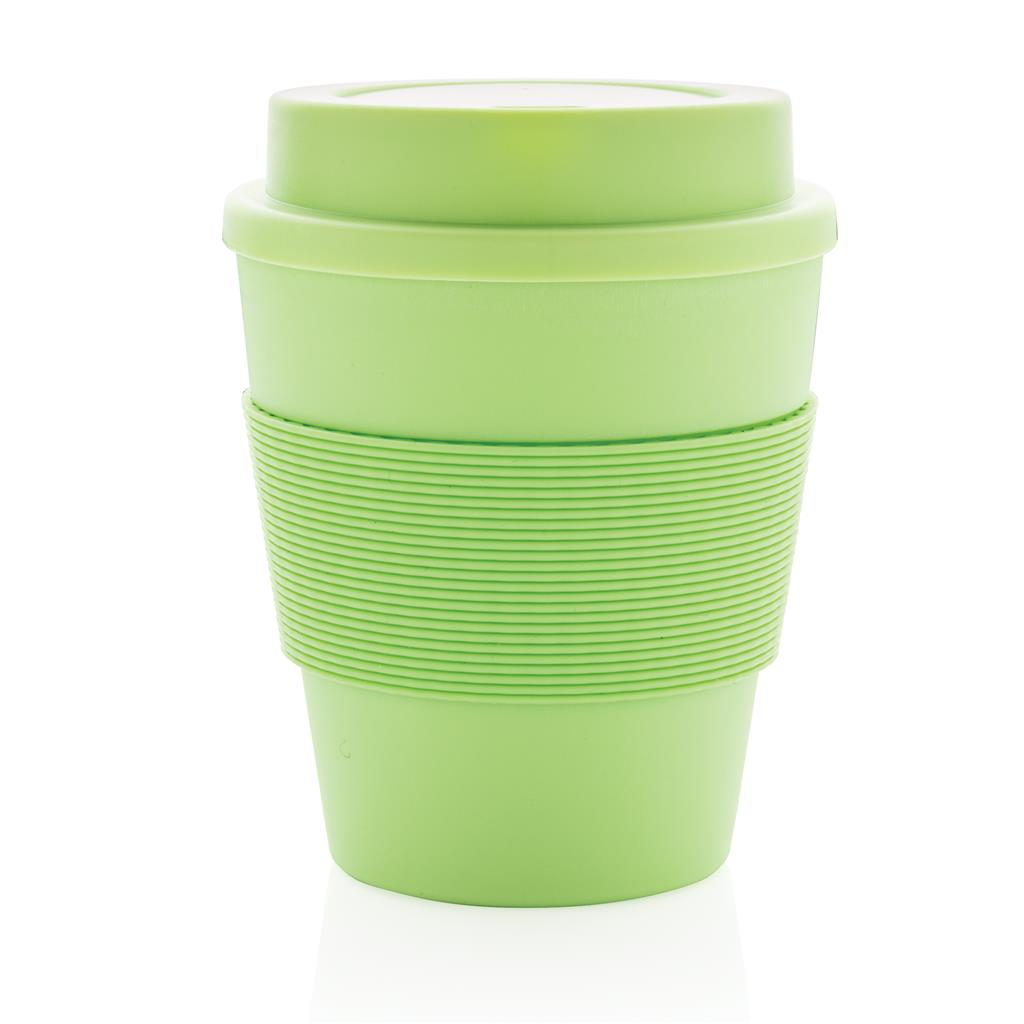 Reusable Coffee cup with screw lid 350ml - illuminated