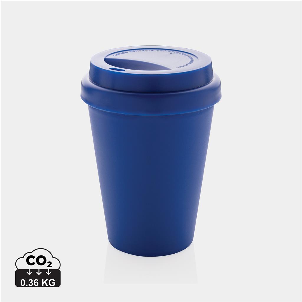 Reusable double wall coffee cup 300ml - illuminated