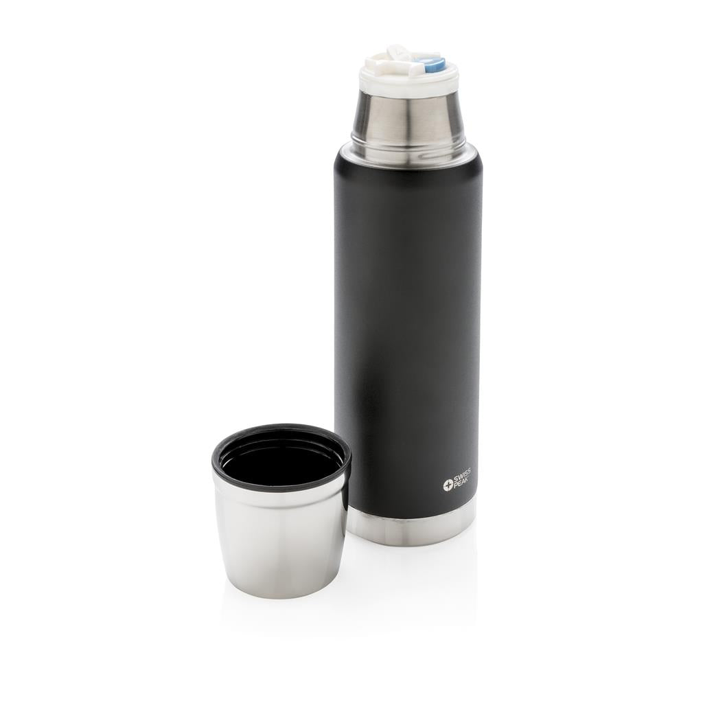 Swiss Peak Elite 0.5L copper vacuum flask - illuminated