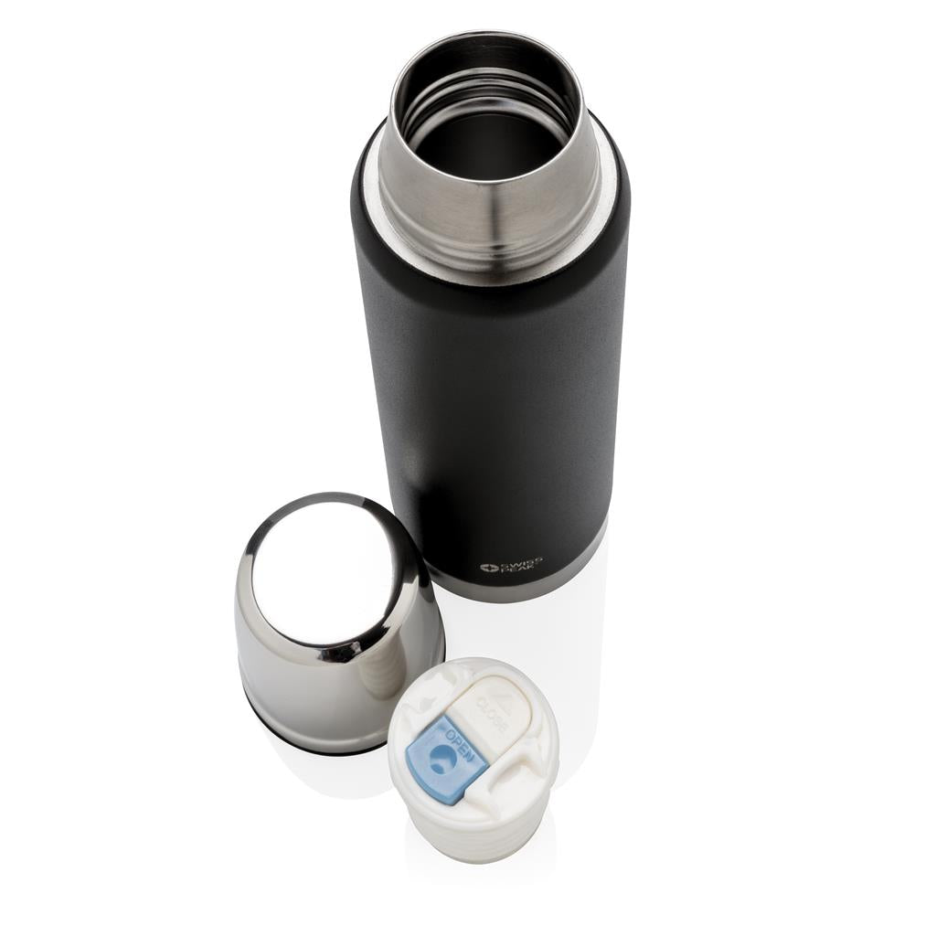 Swiss Peak Elite 0.5L copper vacuum flask - illuminated