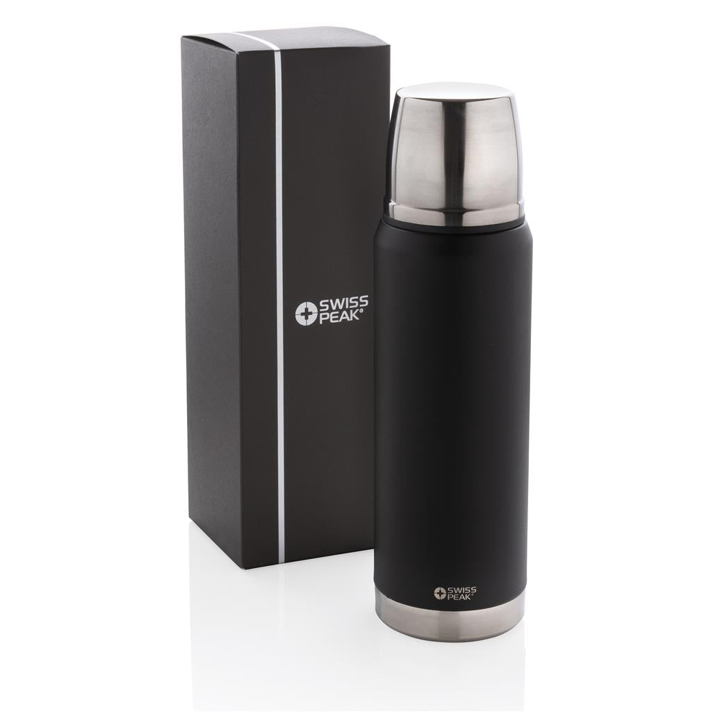 Swiss Peak Elite 0.5L copper vacuum flask - illuminated
