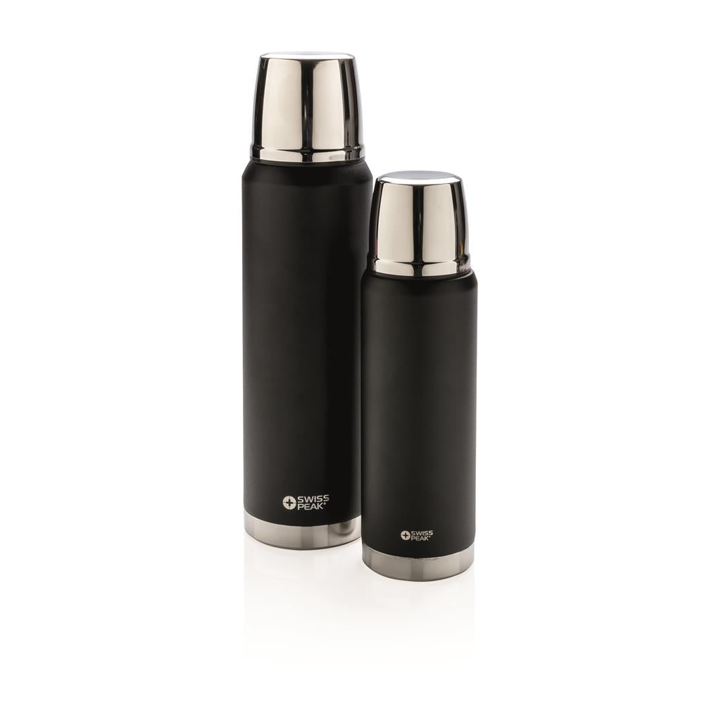 Swiss Peak Elite 1L copper vacuum flask - illuminated