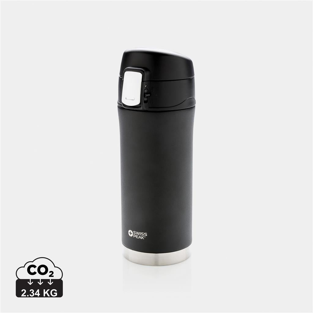 Swiss Peak Elite copper vacuum mug - illuminated