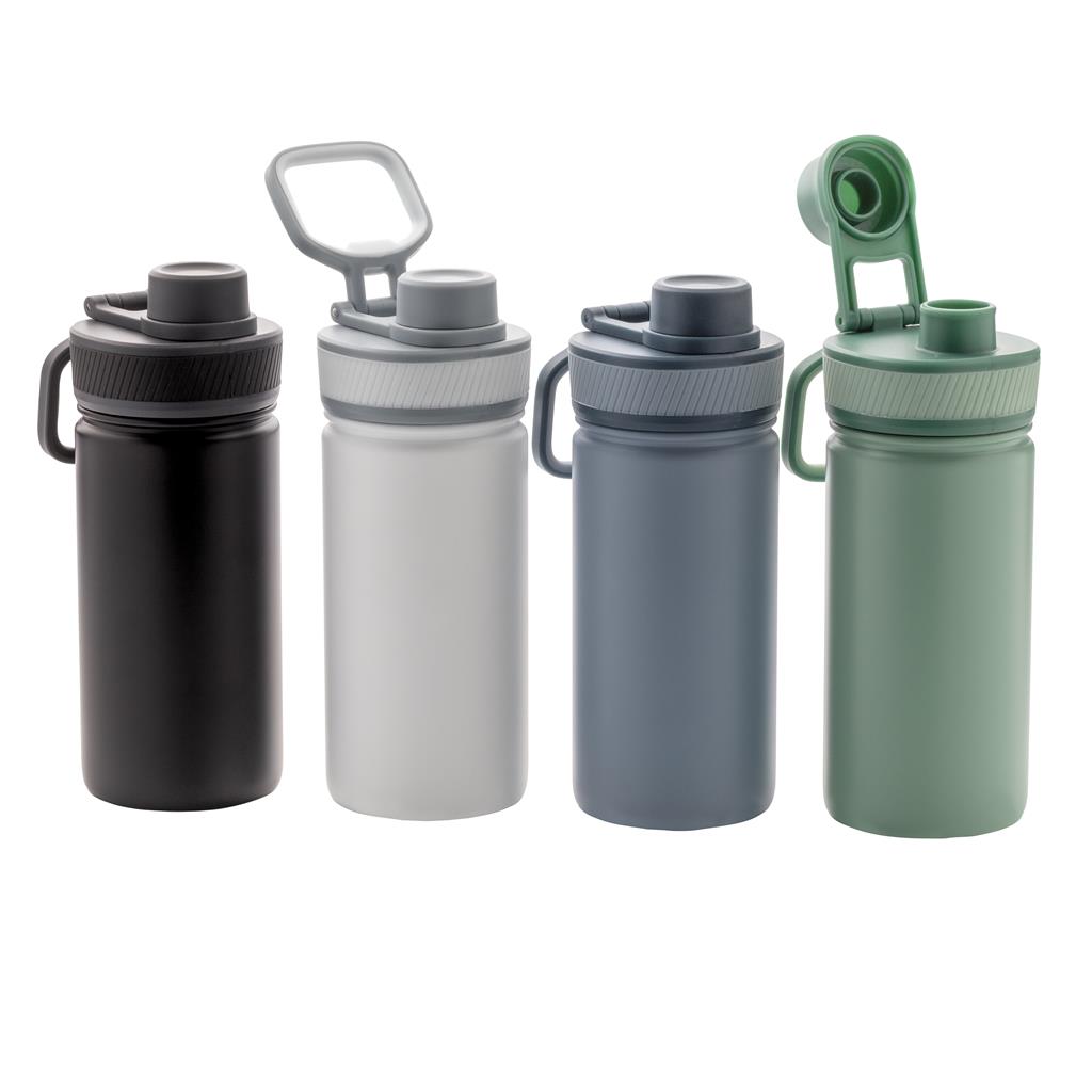 Vacuum stainless steel bottle with sports lid 550ml - illuminated