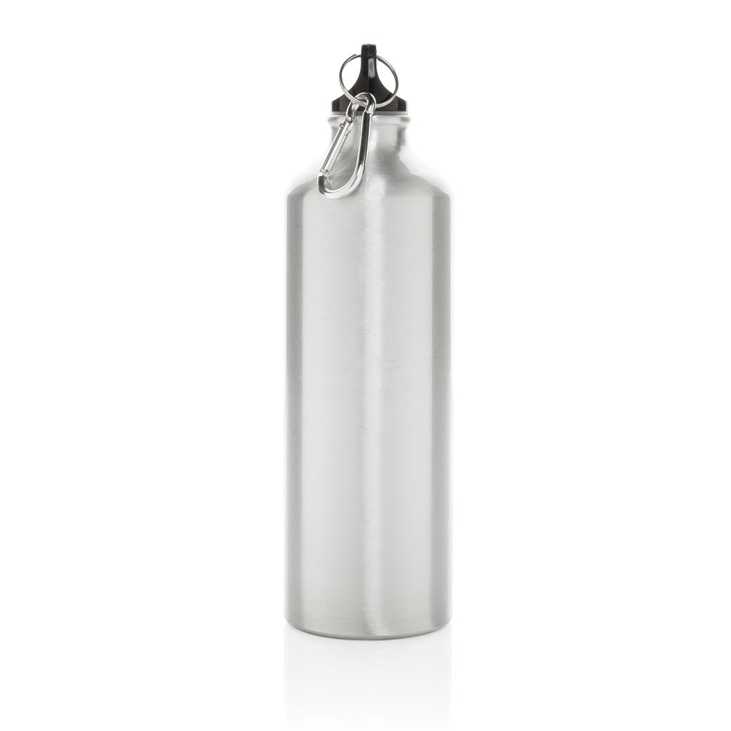 XL aluminium waterbottle with carabiner - illuminated