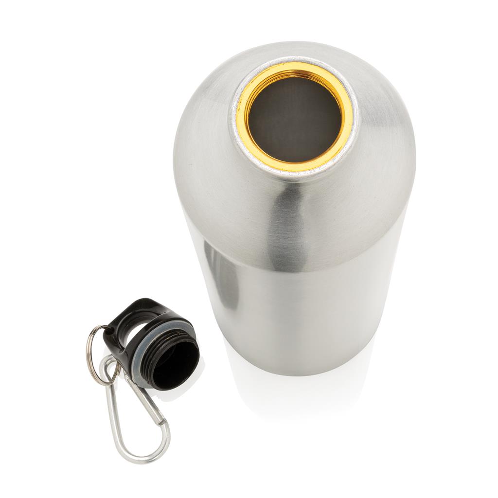 XL aluminium waterbottle with carabiner - illuminated