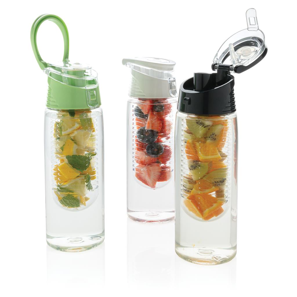 Lockable infuser bottle - illuminated
