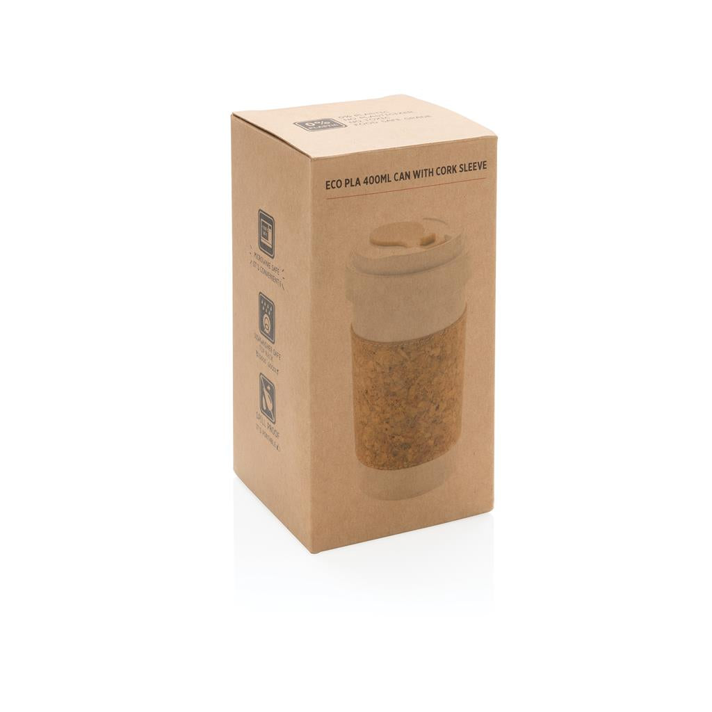 PLA 400ml can with cork sleeve - illuminated
