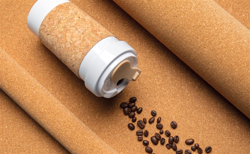PLA 400ml can with cork sleeve - illuminated