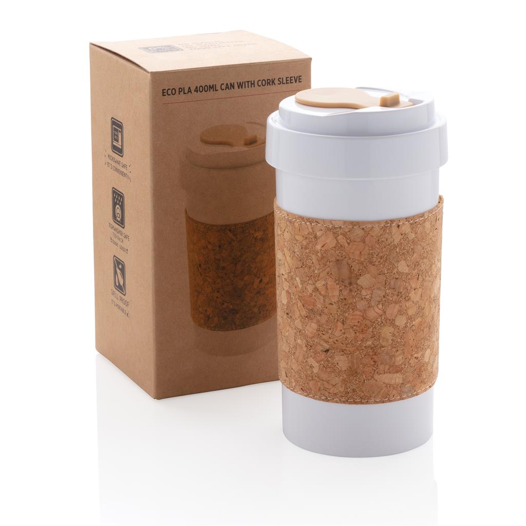 PLA 400ml can with cork sleeve - illuminated