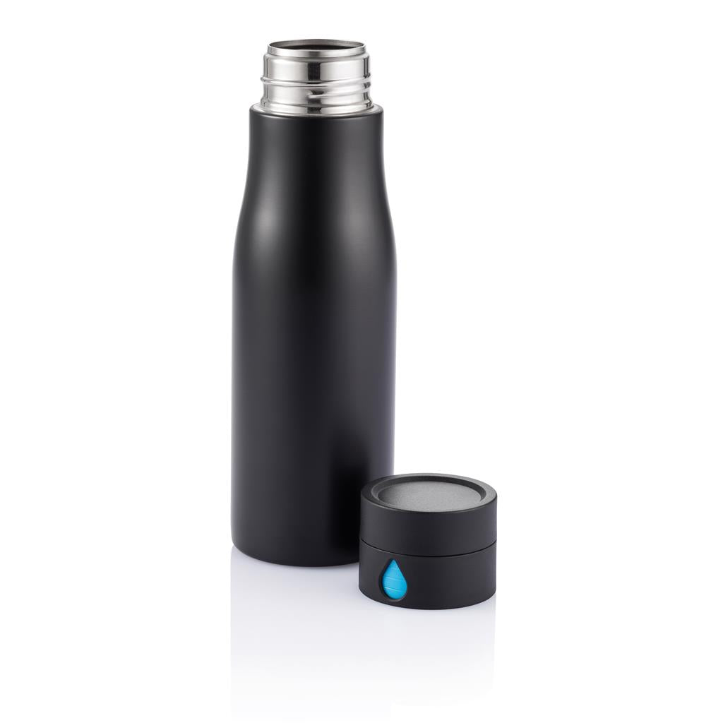 Aqua hydration tracking bottle - illuminated
