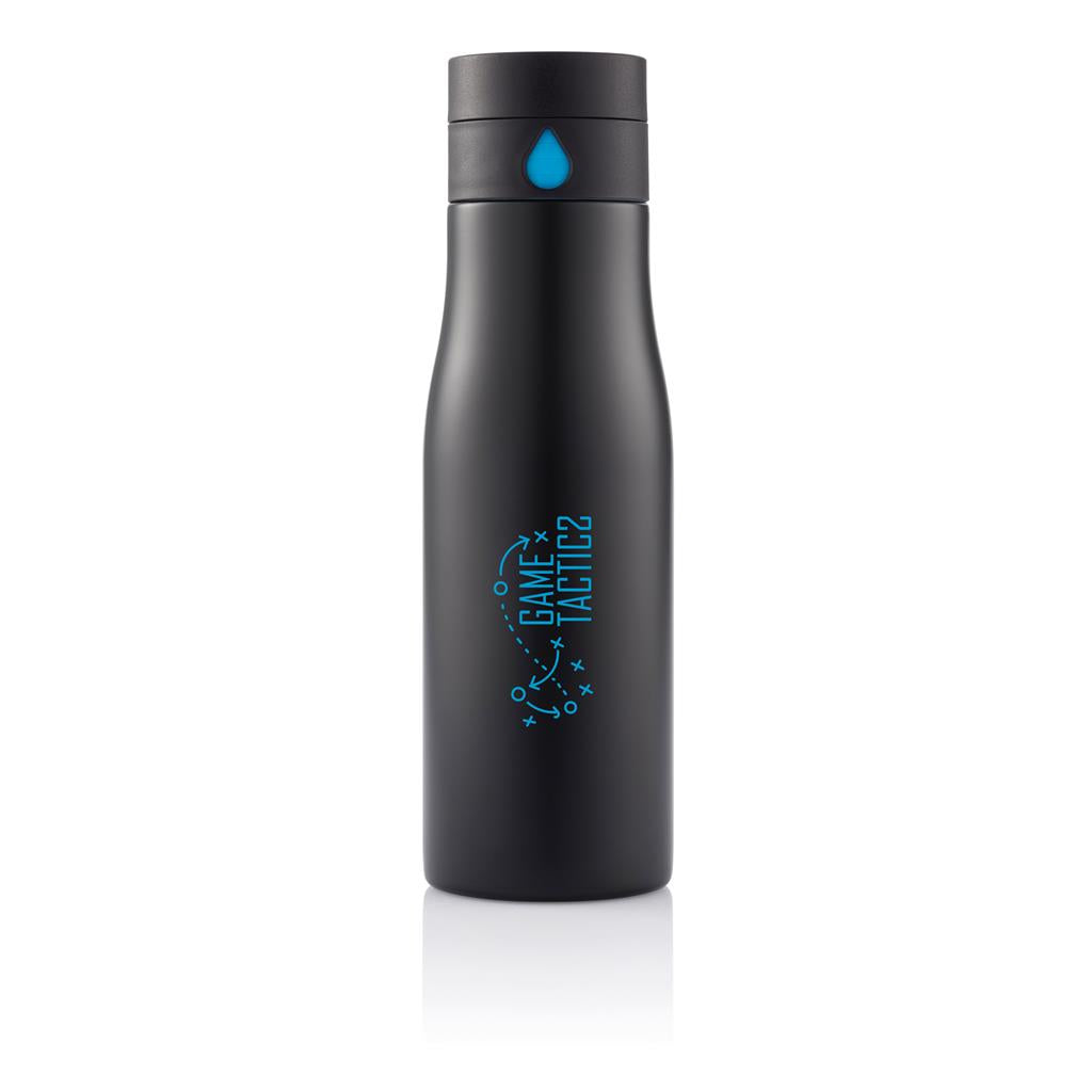 Aqua hydration tracking bottle - illuminated