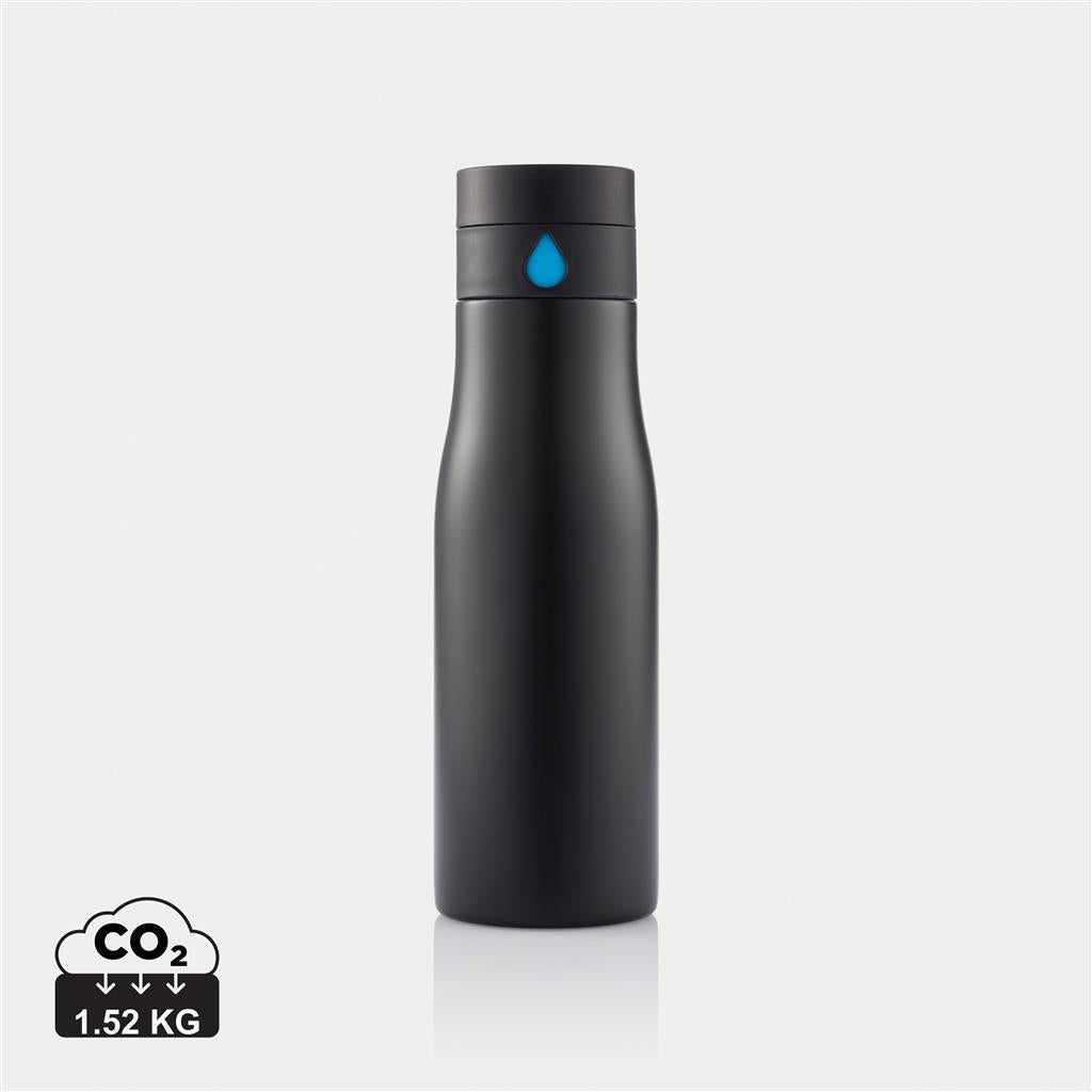 Aqua hydration tracking bottle - illuminated