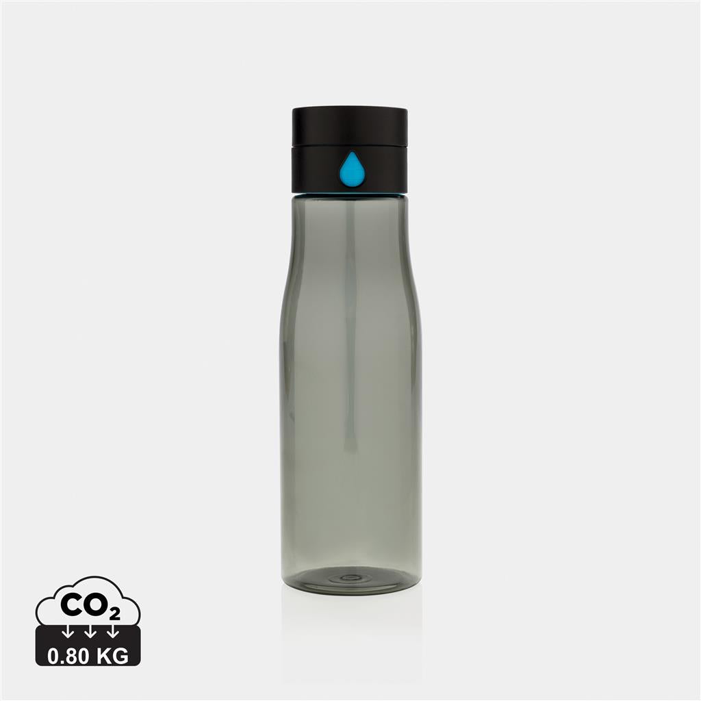 Aqua hydration tracking tritan bottle - illuminated