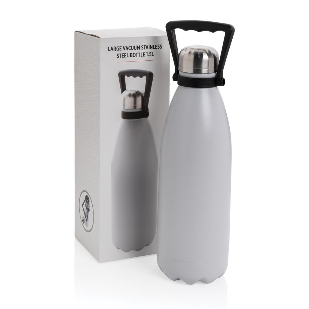 Large vacuum stainless steel bottle 1.5L - illuminated