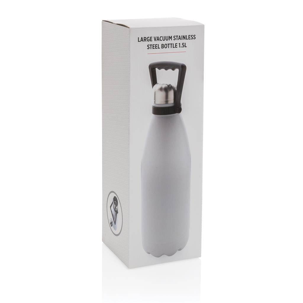 Large vacuum stainless steel bottle 1.5L - illuminated