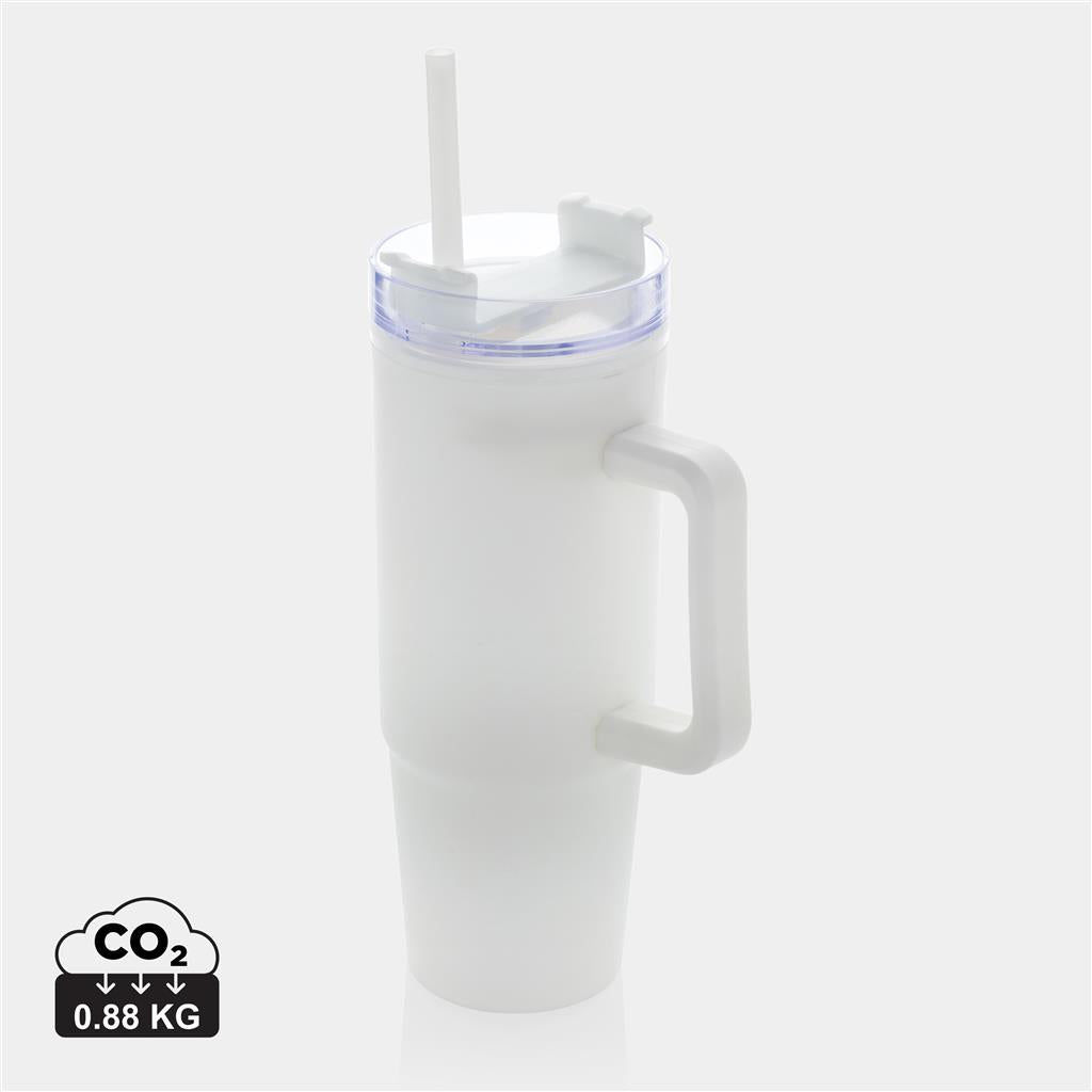 Tana RCS recycled plastic tumbler with handle 900ml - illuminated