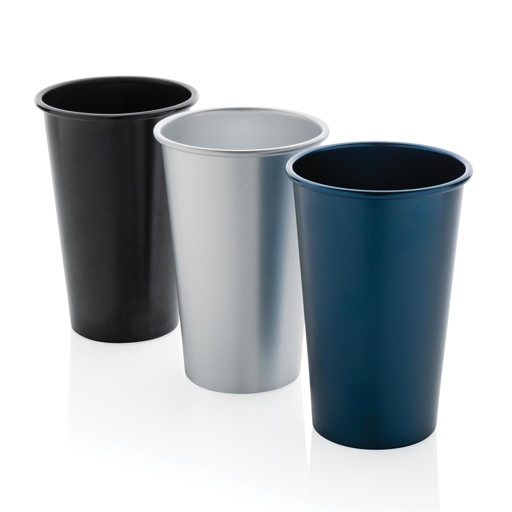 Alo RCS recycled aluminium lightweight cup 450ml - illuminated