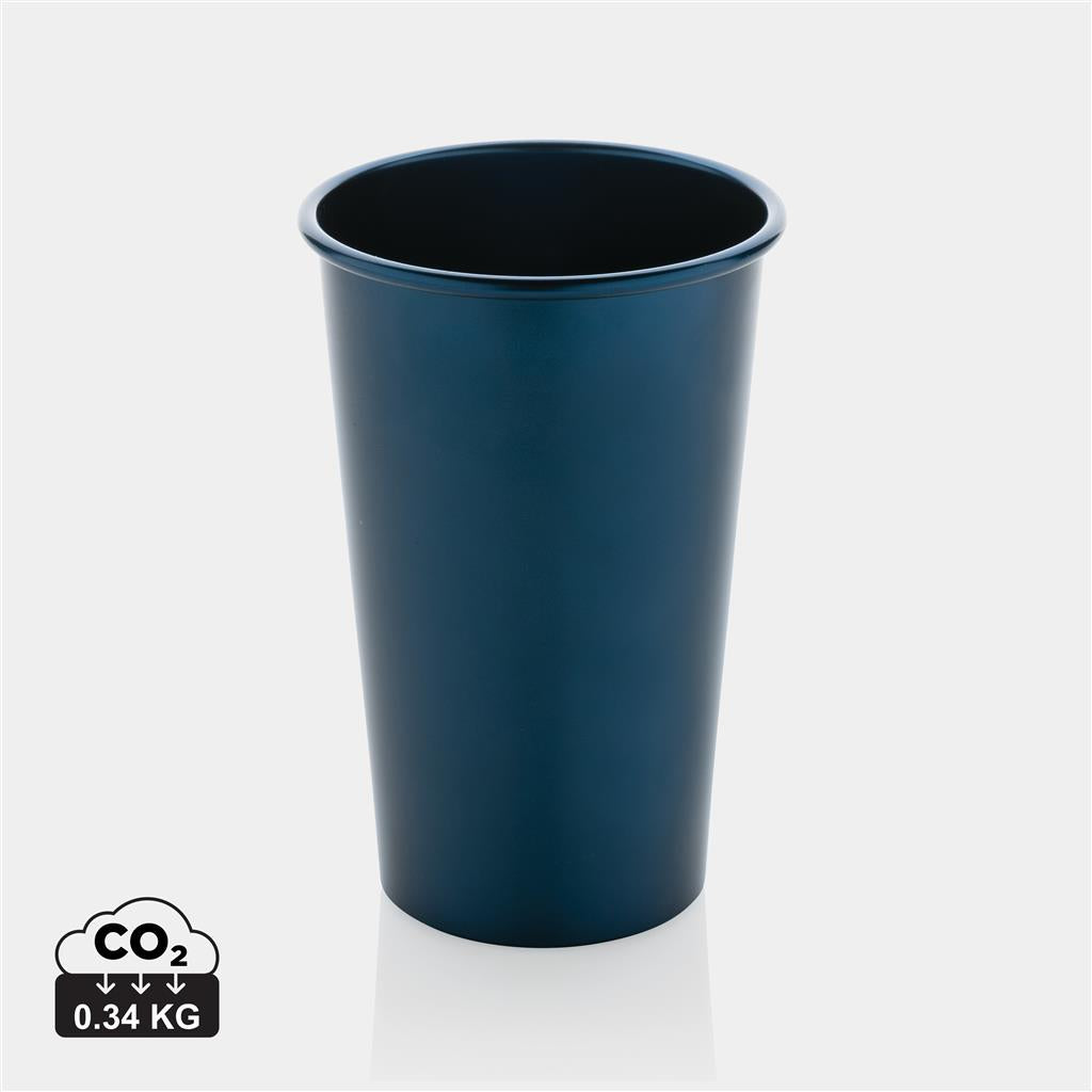 Alo RCS recycled aluminium lightweight cup 450ml - illuminated
