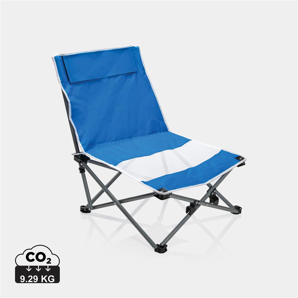 Foldable beach chair in pouch - illuminated