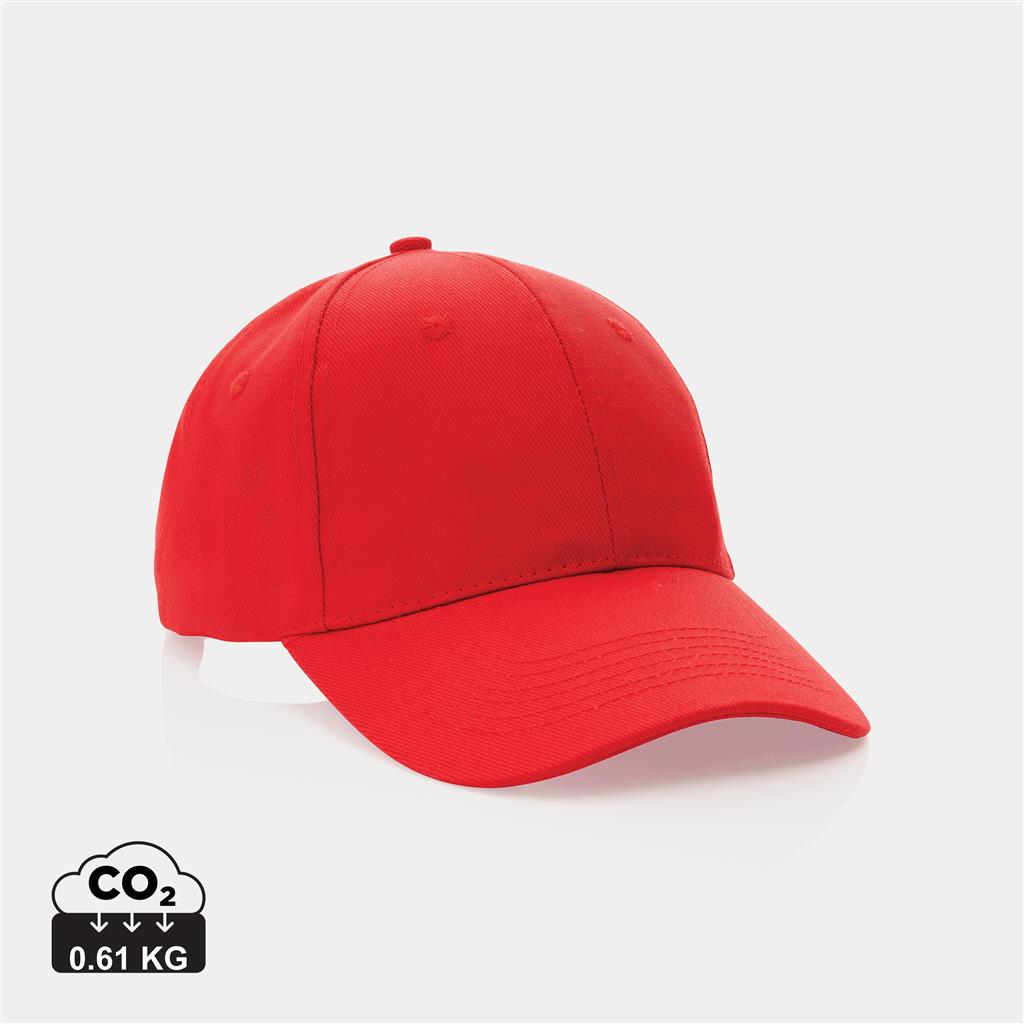 Impact 6 panel 280gr Recycled cotton cap with AWARE™ tracer - illuminated