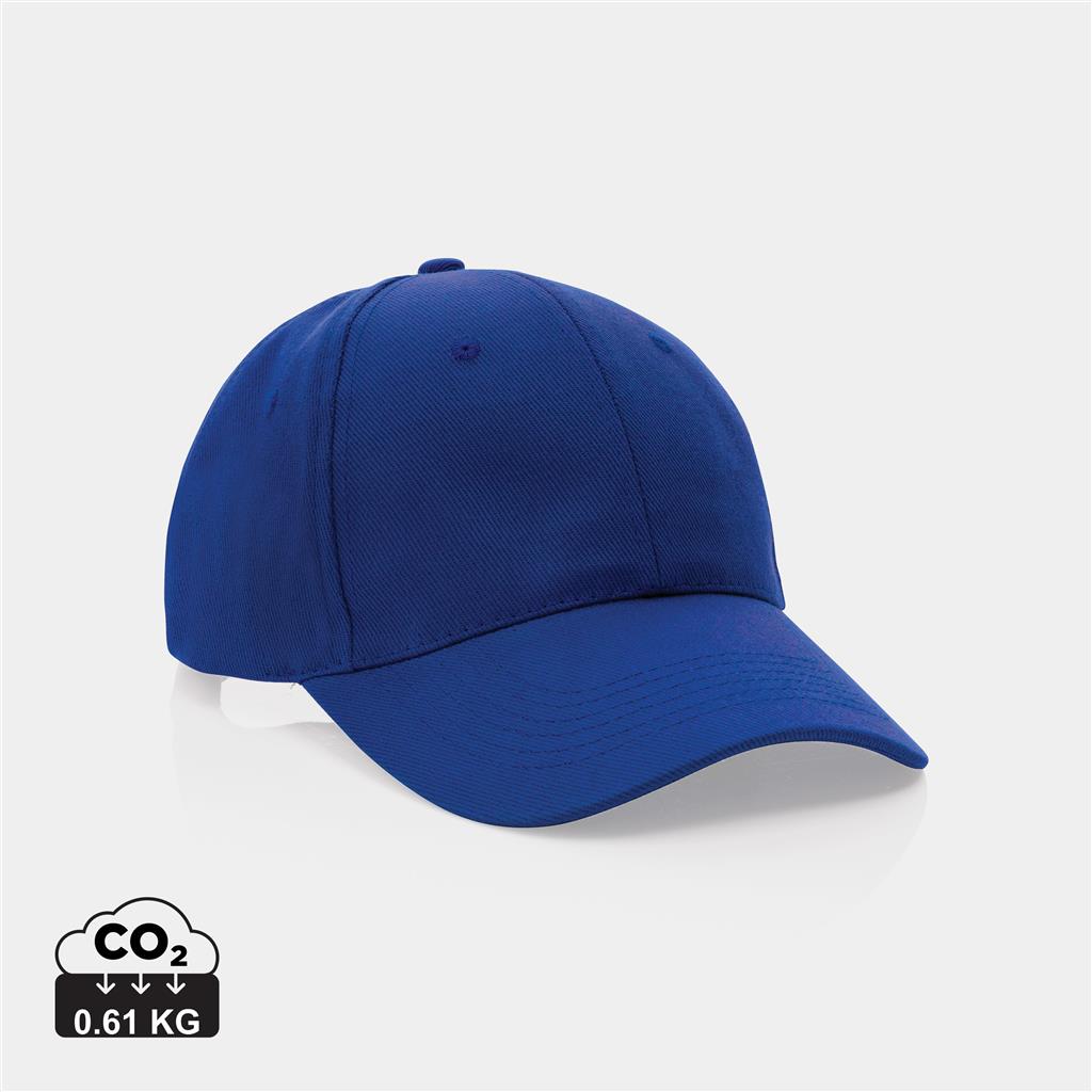 Impact 6 panel 280gr Recycled cotton cap with AWARE™ tracer - illuminated
