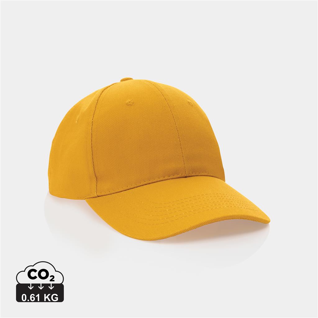 Impact 6 panel 280gr Recycled cotton cap with AWARE™ tracer - illuminated