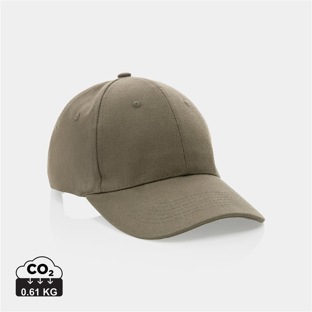 Impact 6 panel 280gr Recycled cotton cap with AWARE™ tracer - illuminated