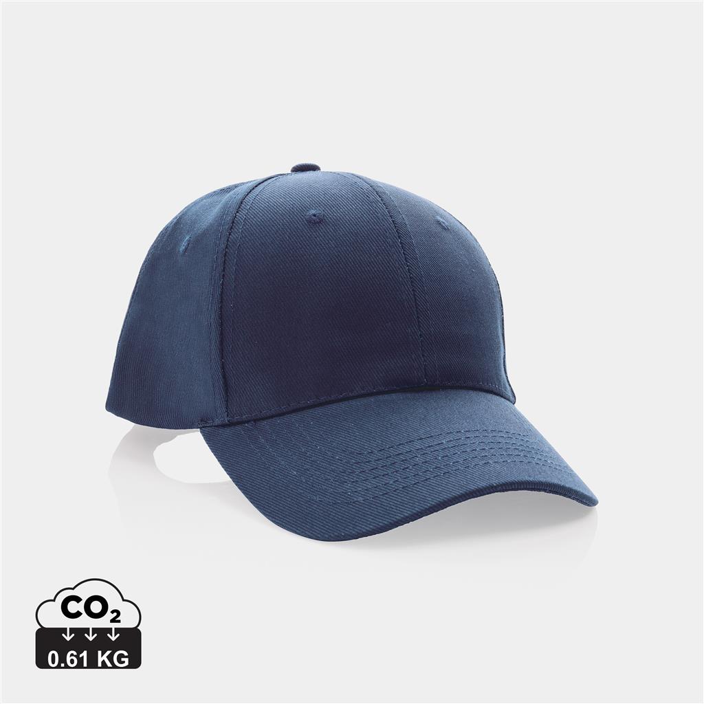 Impact 6 panel 280gr Recycled cotton cap with AWARE™ tracer - illuminated