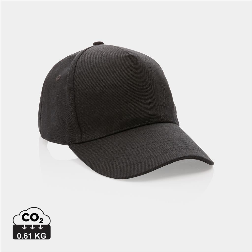 Impact 5panel 280gr Recycled cotton cap with AWARE™ tracer - illuminated